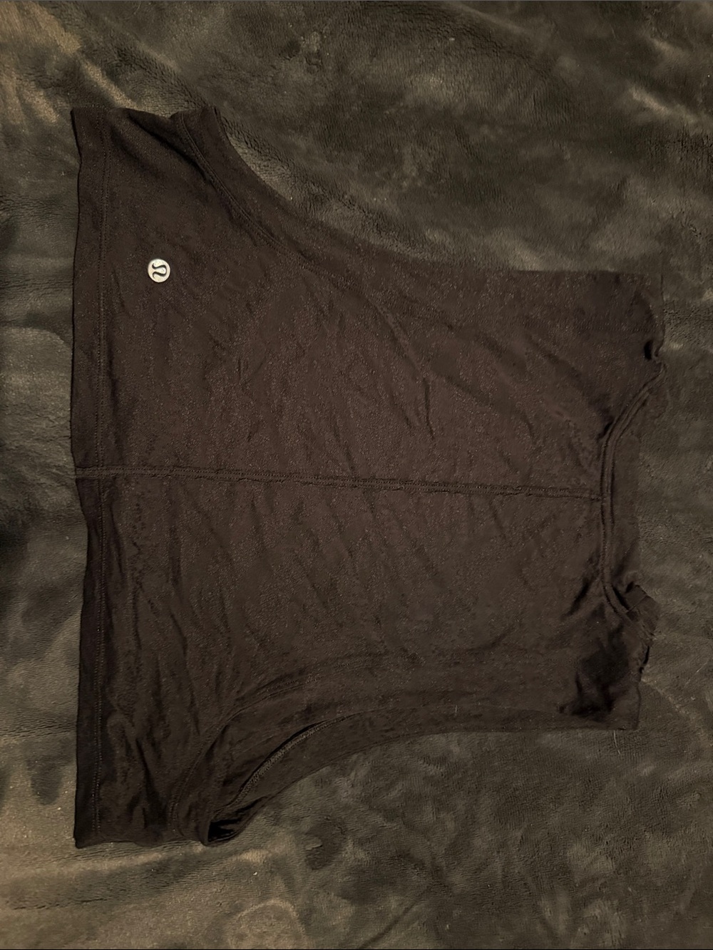 Lululemon Black Cropped Athletic Tank